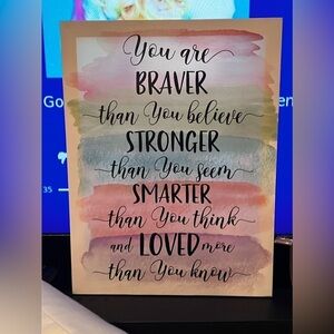 Inspirational Quote by Winnie the Poohs Christopher Robin Wall Decor